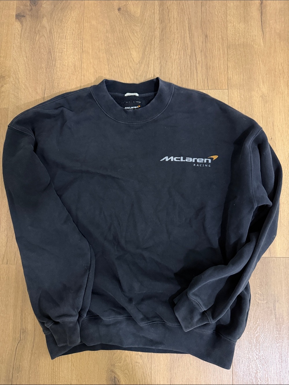 McLaren Racing Men's Black Crewneck Sweatshirt
